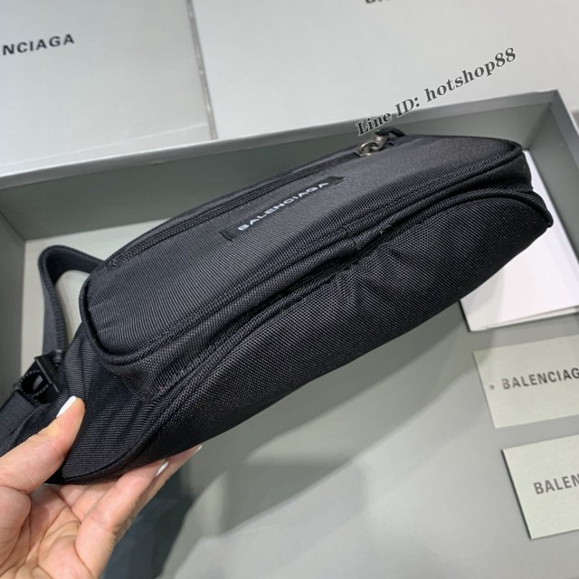 Balenciaga專櫃經典爆款男女同款腰包 巴黎世家帆布胸包腰包 fyj1686